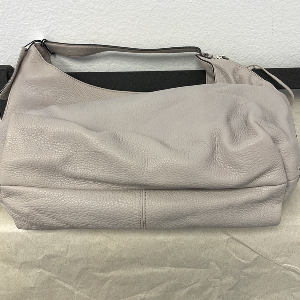 Rebecca Minkoff Bryn Double Zip Hobo Bag, Putty WT # 11228 - Picture 7 of 8
